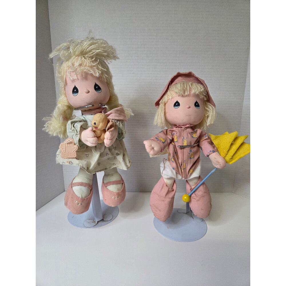 Vintage‎ 1988 Precious Moments Cloth Dolls Lot